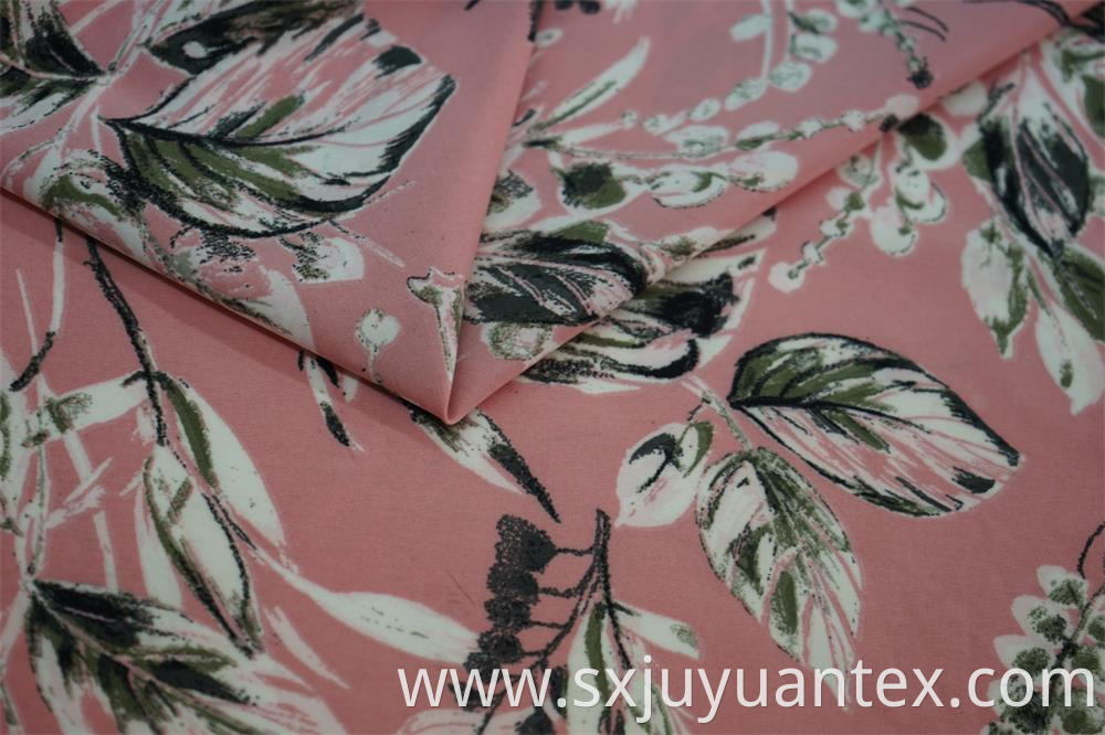 Spandex Plain Weave Print Fabric